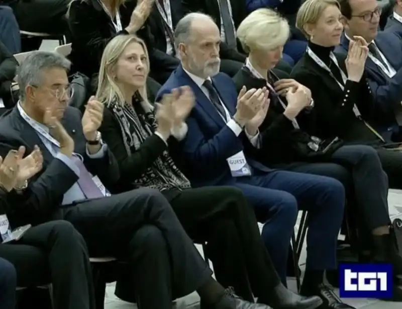 ROBERTO SERGIO - SIMONA AGNES - GIAMPAOLO ROSSI AL GIUBILEO DELLA COMUNICAZIONE IN VATICANO