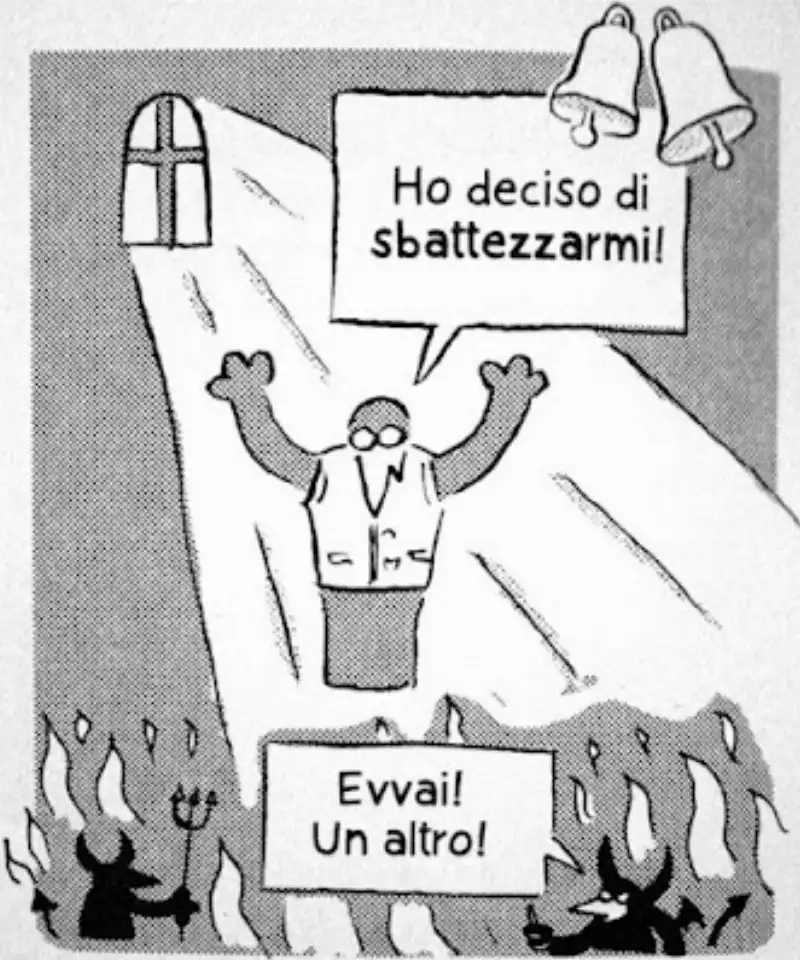 sbattezzarsi comic