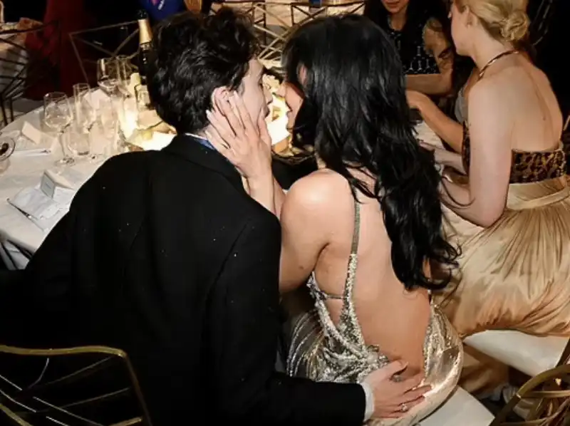 timothee chalamet   kylie jenner   golden globe 2025 1