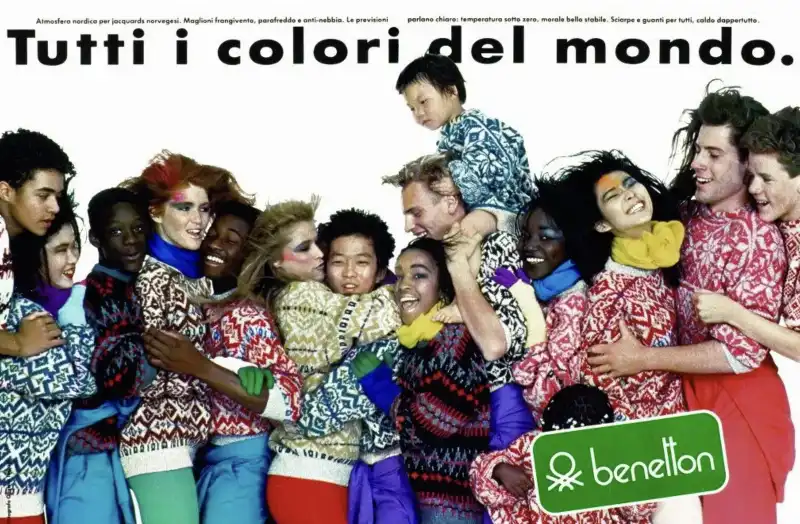 tutti i colori del mondo - oliviero toscani per benetton 1984