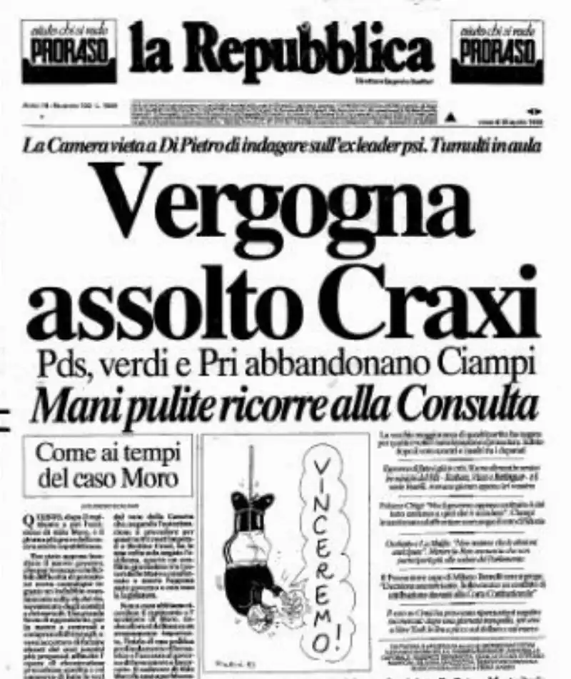 vergogna assolto craxi la repubblica 