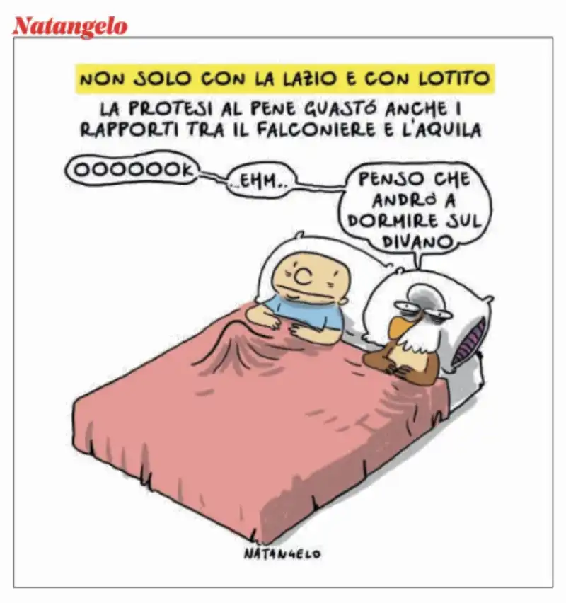 VIGNETTA DI NATANGELO SULLA PROTESI AL PENE DEL FALCONIERE JUAN BERNABE 