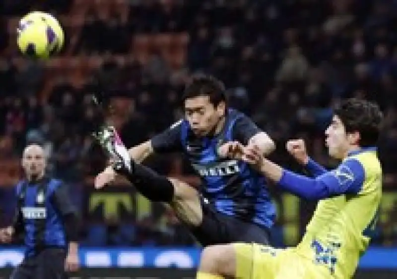 Nagatomo in Inter Chievo