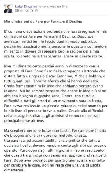 LADDIO DI ZINGALES A OSCAR GIANNINO 