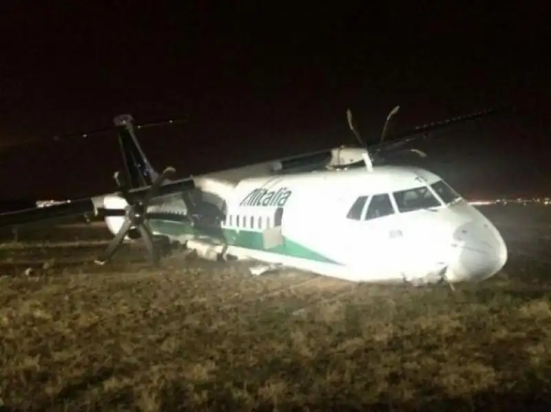 Aereo fuoripista a Fiumicino