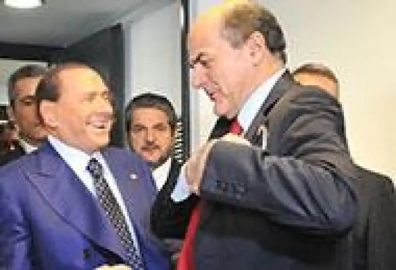 BERLU E BERSANI ARRIVO 