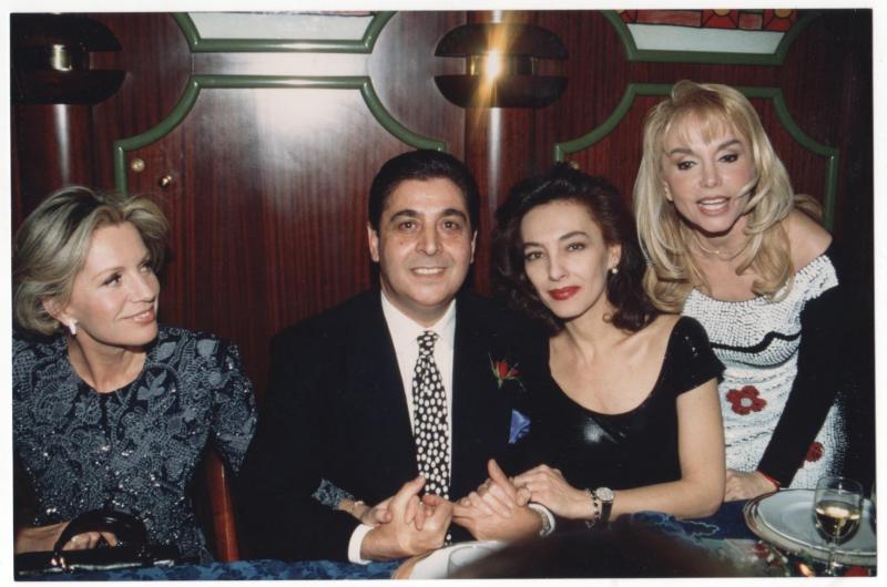 BIAGIO ARIXI CON CATHERINE Spaak MARIA ROSARIA OMAGGIO E MARIA GIOVANNA ELMI