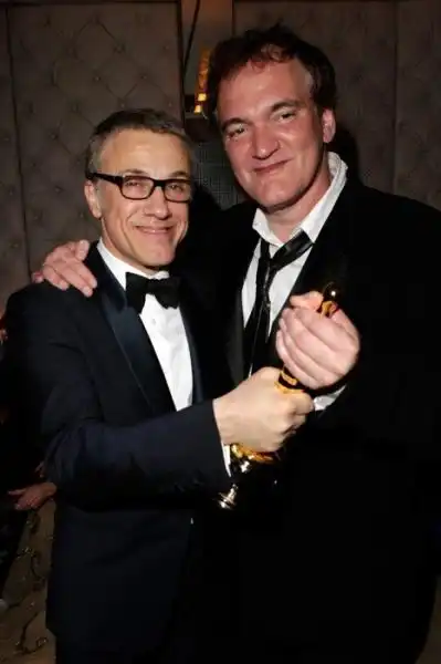 CHRISTOPH WALTZ AND QUENTIN TARANTINO 