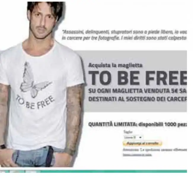 LA HOME DEL SITO DI CORONA CON LA PROMOZIONE DELLA MAGLIETTA TO BE FREE 