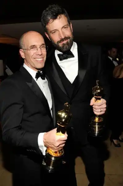 JEFFREY KATZENBERG AND BEN AFFLECK 