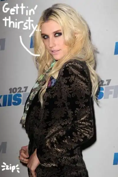 kesha drank her own urine oPt 