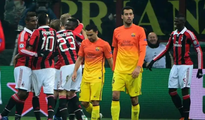 IL MILAN BATTE IL BARCELLONA jpeg