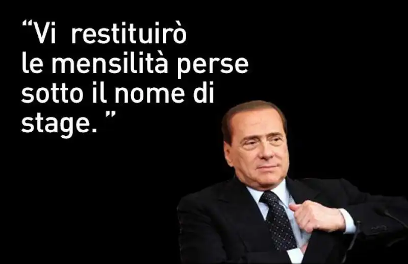 PARODIA DELLE PROMESSE ELETTORALI DI BERLUSCONI jpeg