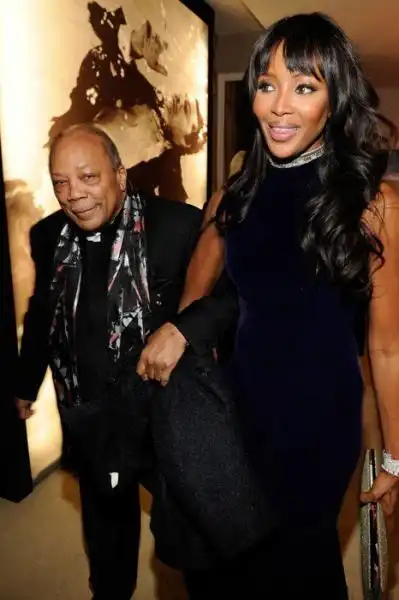 QUINCY JONES AND NAOMI CAMPBELL 