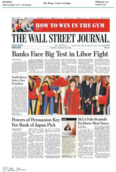 THE WALL STREET JOURNAL 