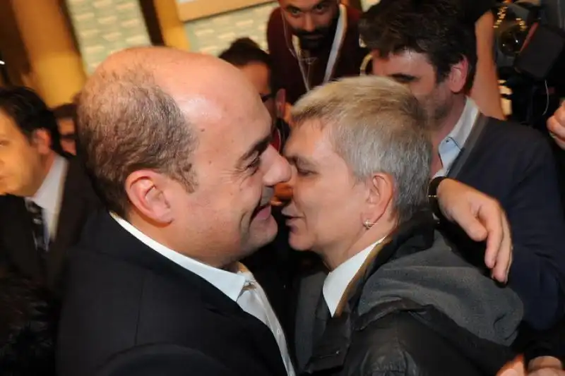 Zingaretti e Vendola 