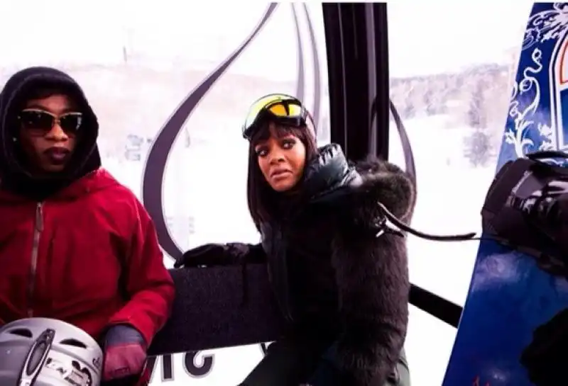 RIHANNA AD ASPEN IN COLORADO 