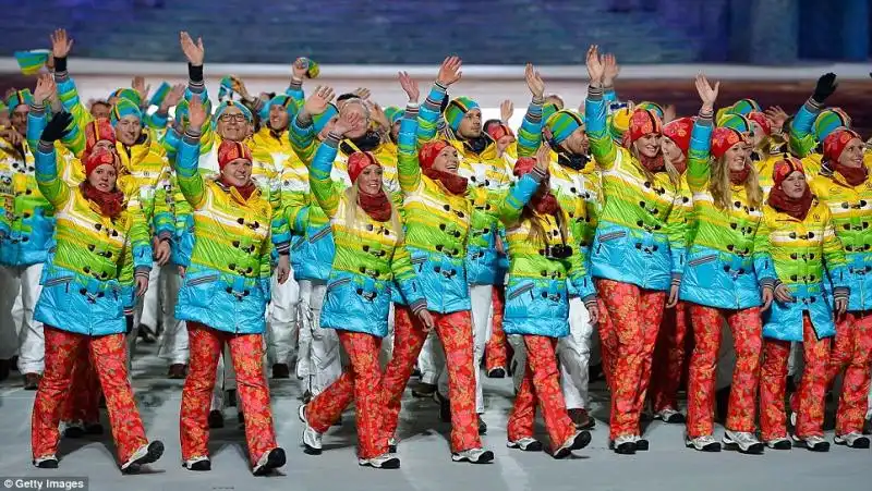 SOCHI CERIMONIA DI APERTURA 