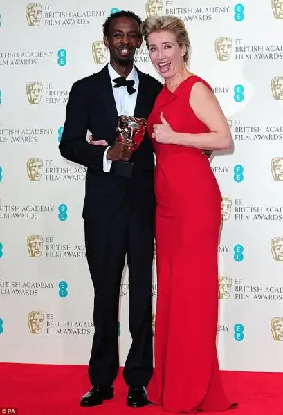 Barkhad Abdi e emma Thompson 