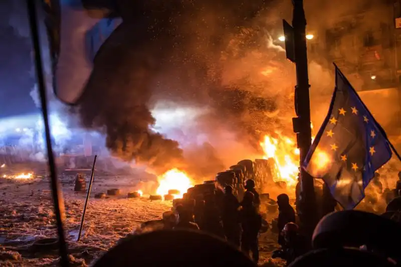 Le barricate a Kiev 