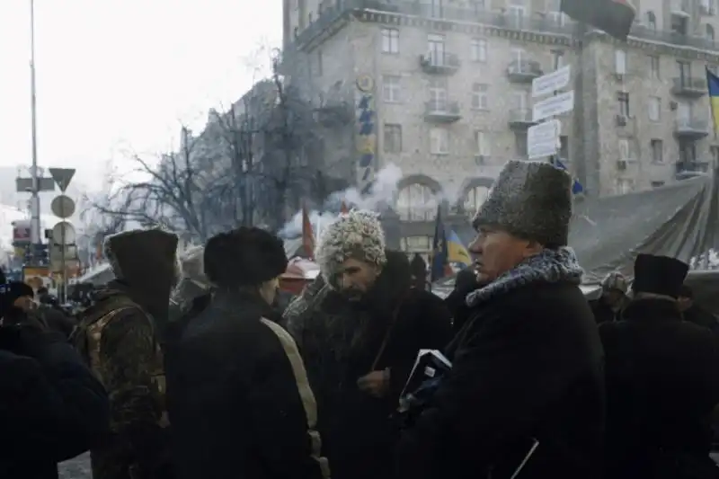 I cosacchi sostengono la protesta 