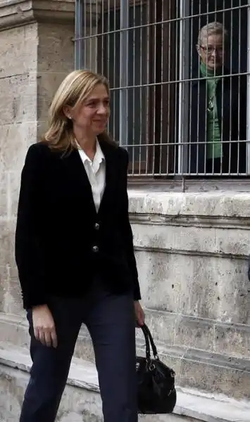 CRISTINA DI BORBONE INFANTA DI SPAGNA DEPONE IN TRIBUNALE