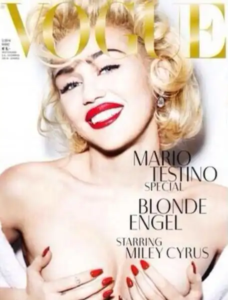 La Cyrus come Madonna su Vogue 