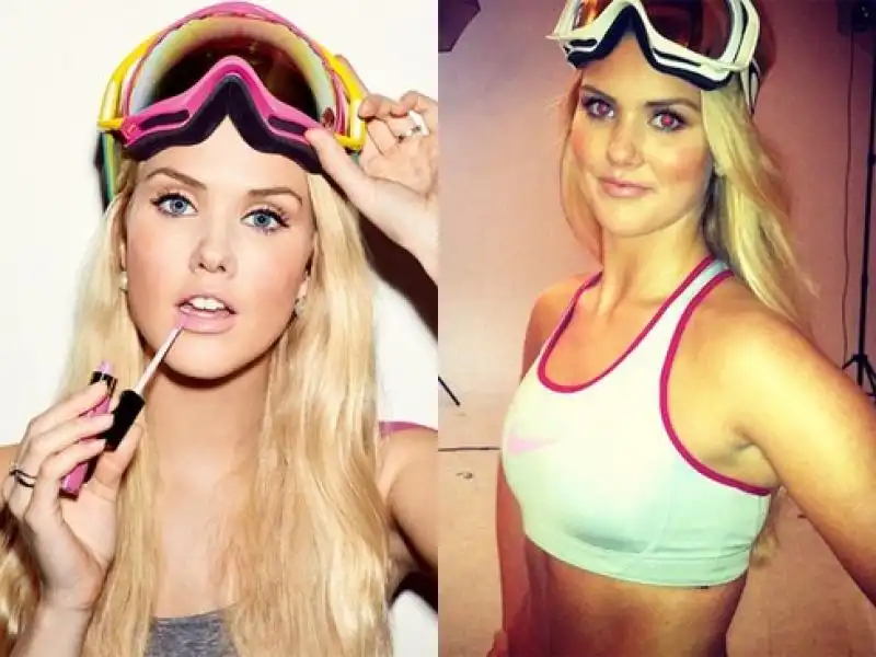 JAMIE ANDERSON LA SNOWBOARDER AMERICANA 