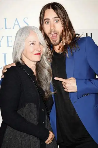 Jared Leto con la mamma 