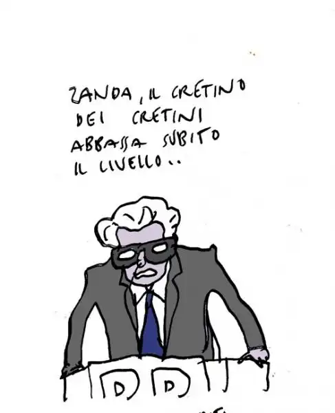 LUIGI ZANDA ALLA DIREZIONE PD ABBASSA SUBITO IL LIVELLO BY VINCINO 