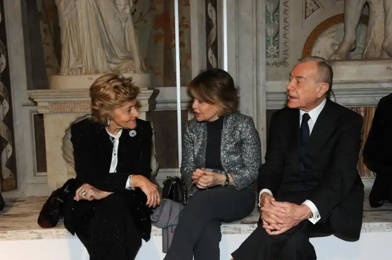 Maddalena Letta Augusta Iannini e Gianni Letta 