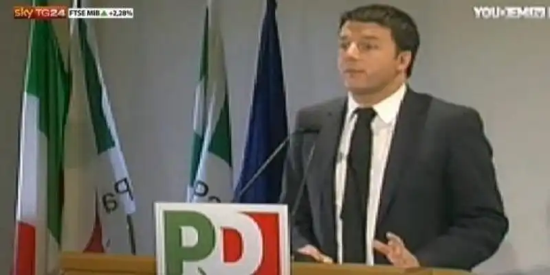 matteo renzi alla direzione pd 