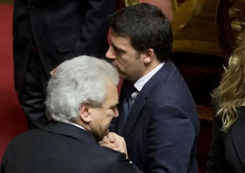 MATTEO RENZI E DENIS VERDINI 