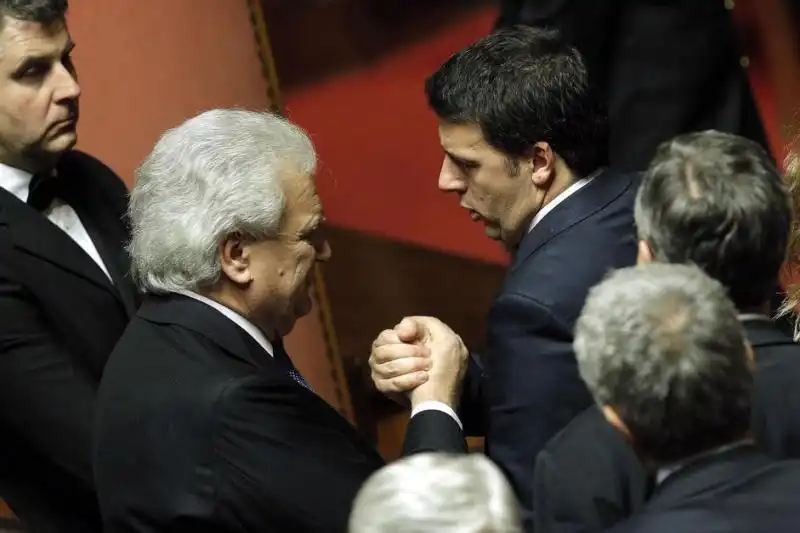 MATTEO RENZI E DENIS VERDINI 