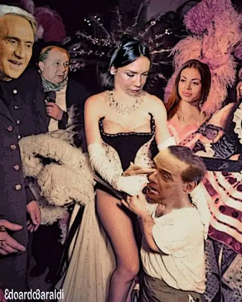 MINETTI FEDE MORA BERLUSCONI RUBY BUNGA 