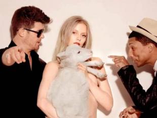 pharrell williams in blurred lines con robin thicke