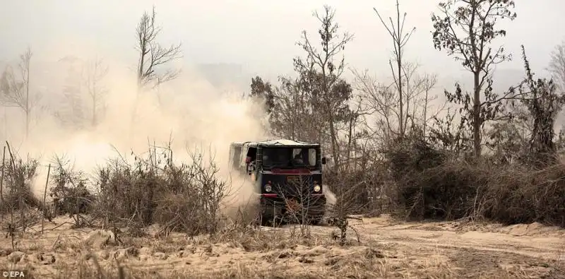 La polizia setaccia Karo a nord di Sumatra 