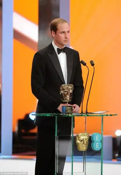 Il principe William alla premiazione 