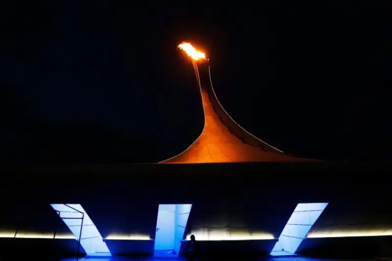 Prova torcia olimpica di Sochi 