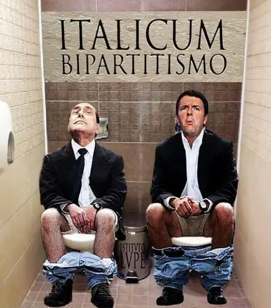 renzi e berlusconi italicum