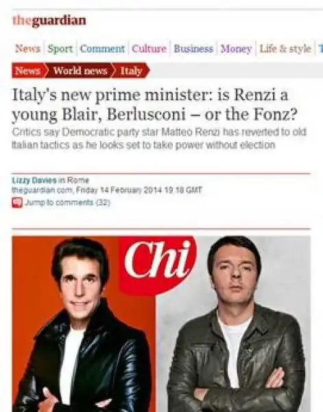 renzi fonzie