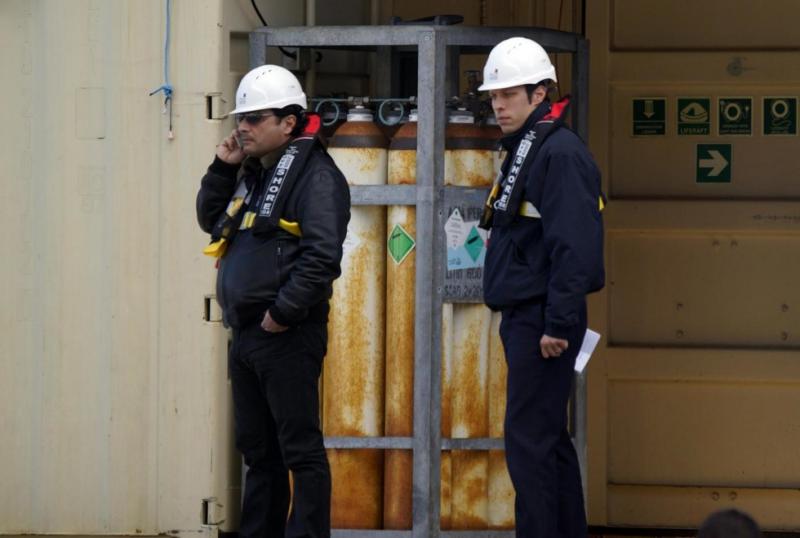 SCHETTINO TORNA SULLA COSTA CONCORDIA FOTO LAPRESSE