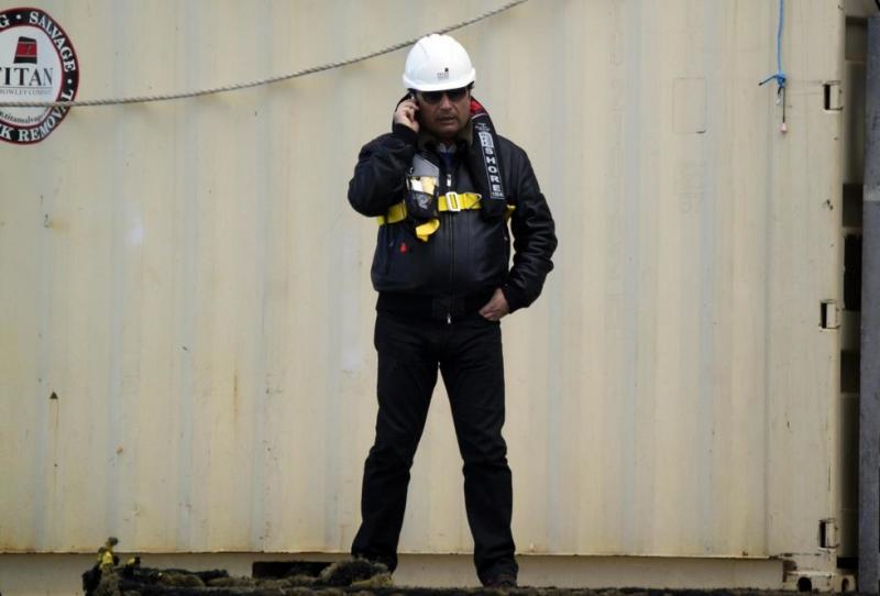 SCHETTINO TORNA SULLA COSTA CONCORDIA FOTO LAPRESSE