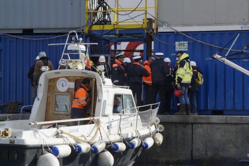 SCHETTINO TORNA SULLA COSTA CONCORDIA FOTO LAPRESSE