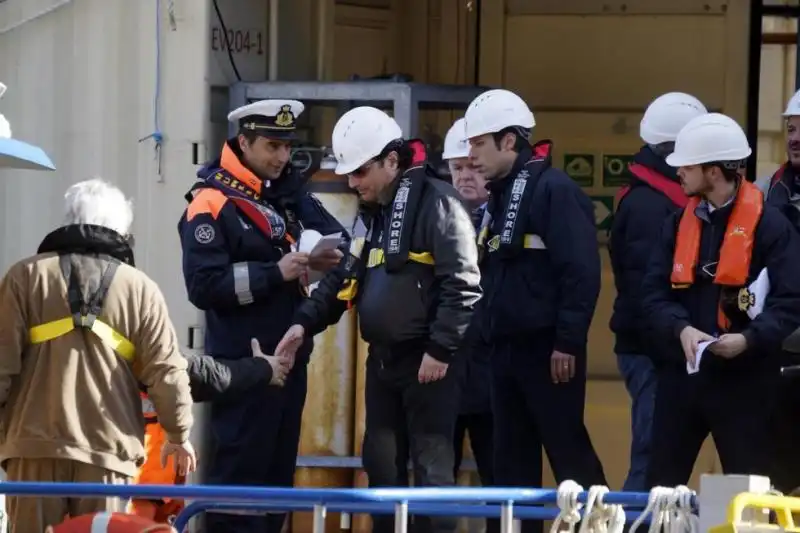 SCHETTINO TORNA SULLA COSTA CONCORDIA FOTO LAPRESSE 