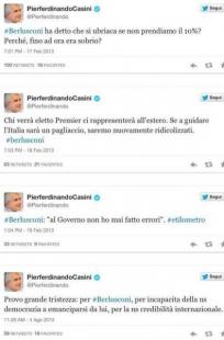 TUTTI I TWEET DI CASINI CONTRO BERLUSCONI PUBBLICATI DA SELVAGGIA LUCARELLI