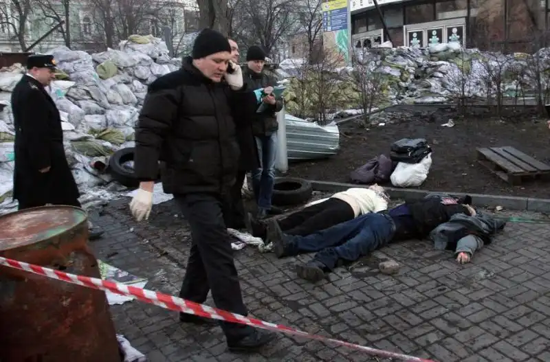 UCRAINA NEL SANGUE SCONTRI E MORTI A KIEV 