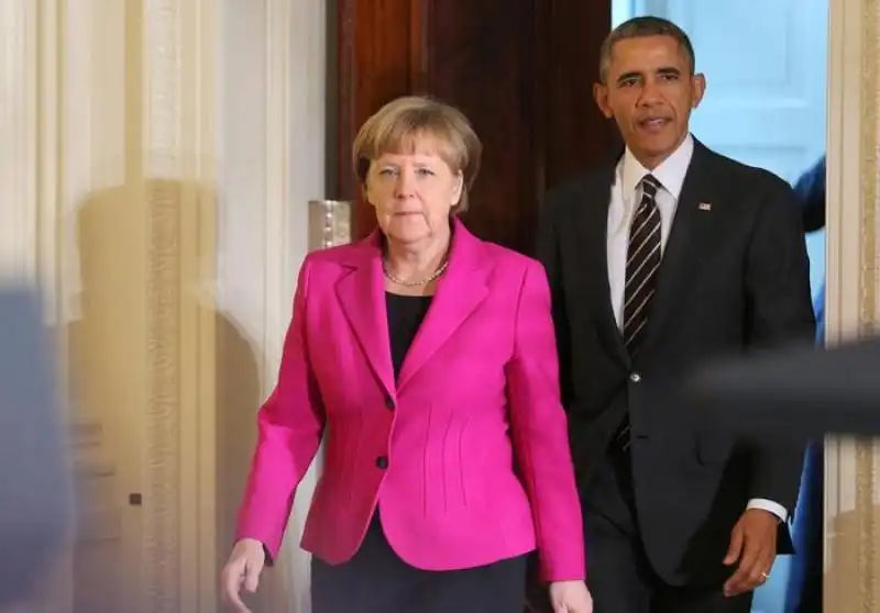 angela merkel barack obama