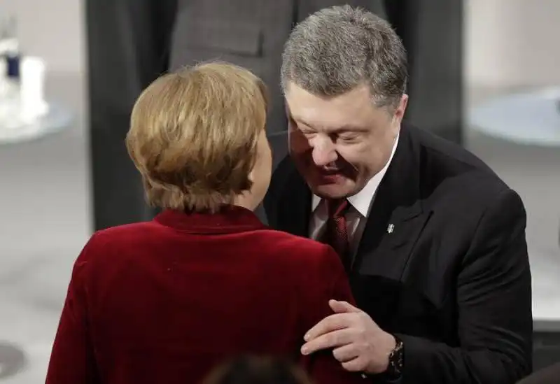 angela merkel petro poroshenko