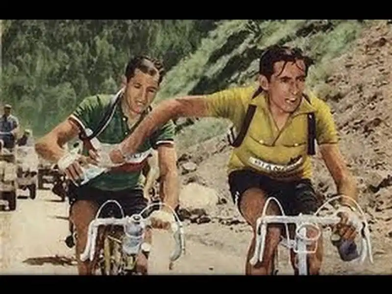 bartali coppi  borraccia o bottiglia